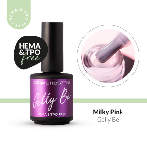 Baza żelowa do przedłużania Gelly BE mlecznoróżowa - Milky Pink 15ml