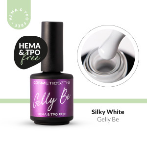 Baza żelowa do przedłużania Gelly BE mlecznobiała - Silky White 15ml