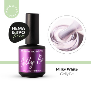 Baza żelowa do przedłużania Gelly BE mleczna - Milky White 15ml