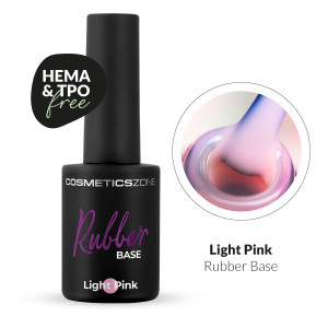 Baza kauczukowa różowa Rubber Base Light Pink 15ml