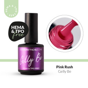 Baza żelowa do przedłużania Gelly BE intensywny neonowy róż - Pink Rush 15ml