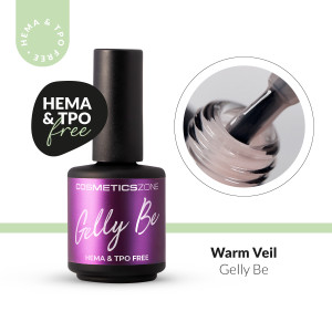 Baza żelowa do przedłużania Gelly BE transparentny beż - Warm Veil 15ml
