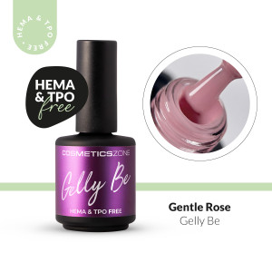 Baza żelowa do przedłużania Gelly BE liliowy - Gentle Rose 15ml