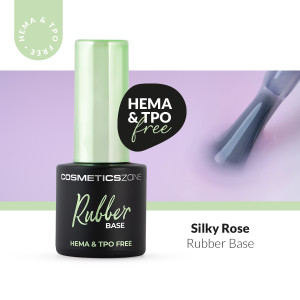 Baza kauczukowa Rubber Base jasny róż - Silky Rose 7ml