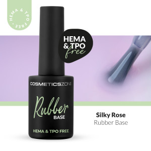 Baza kauczukowa Rubber Base jasny róż - Silky Rose 15ml