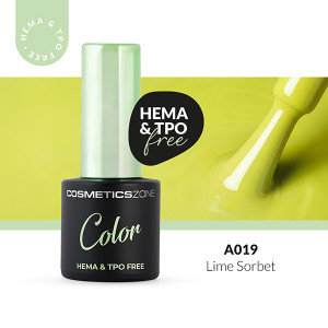 Lakier hybrydowy kolor żółta limonka 7ml – Lime Sorbet A019