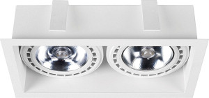 Biała Lampa Wpuszczana W Sufit Mod White Ii 9412