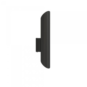 Czarny Kinkiet Eye Wall Cut Black Tuba Spot Lampa ścienna