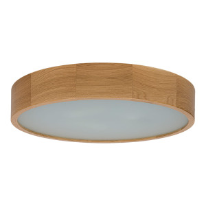 Lampa Sufitowa Plafon Katia 475 Naturalny Dąb, Naturalna Drewniana Lampa Sufitowa 