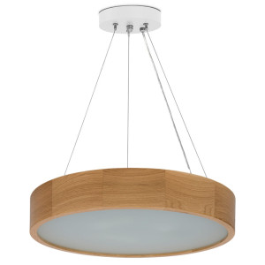 Lampa Sufitowa Lampa Wisząca Katia 475 Naturalny Dąb, Naturalna Drewniana Lampa Sufitowa 