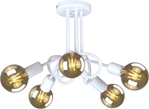 Lampa sufitowa DEZE 5 biała