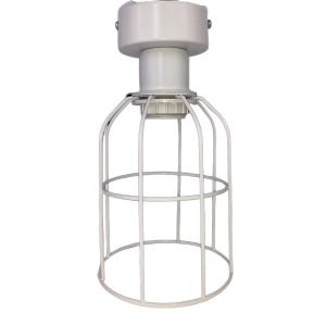 Lampa Sufitowa Karla Biała Druciak E27
