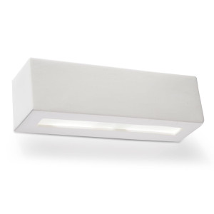 Nowoczesny kinkiet ceramiczny VEGA, ze szkłem