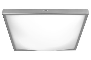 Plafon Los 40 Satyna, Lampa Sufitowa Kwadratowa 2x E27