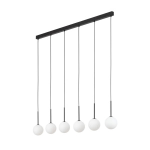 Martin White Lampa Wisząca 6xg9 Biała/czarna