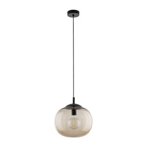 Vibe Topaz Lampa Wisząca 1xe27 Kula Bursztynowa 25 Cm