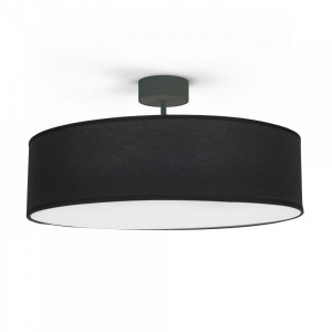 Plafon Violet Black Czarna Lampa Sufitowa