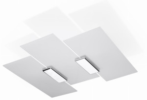 Nowoczesny Plafon Fabiano Lampa Sufitowa Chrom
