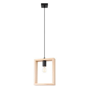 Lampa Wisząca Aries Naturalne Drewno