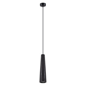Lampa Wisząca Electra Czarna Beton
