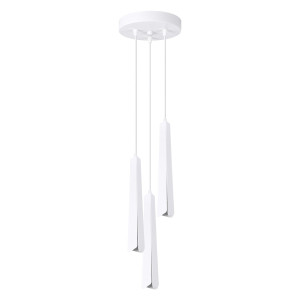 Lampa Wisząca Prysm 3p Biała