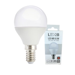 żarówka Led Mb 8,5w E14 Barwa Neutralna Biała 4000k Led2b