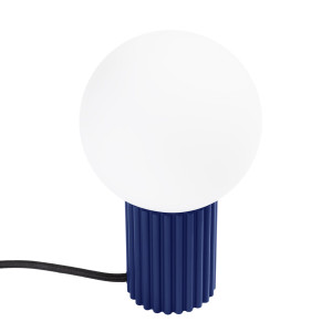 Lampa Biurkowa Halo Ultramaryna – Niebieska Lampka Stołowa Led Do Biura, Salonu I Sypialni