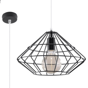 Lampa Wisząca Umberto Czarna