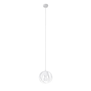 Lampa Wisząca Tulos 1 Biała