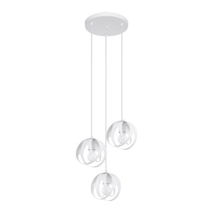 Lampa Wisząca Tulos 3p Biała