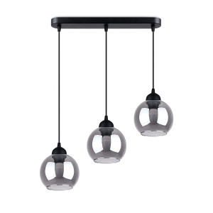 Lampa Wisząca Alino 3 Czarna