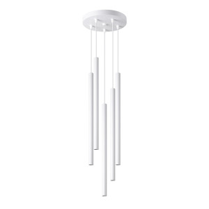 Lampa Wisząca Pastelo 5p Biała
