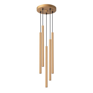 Lampa Wisząca Pastelo 5p Złota