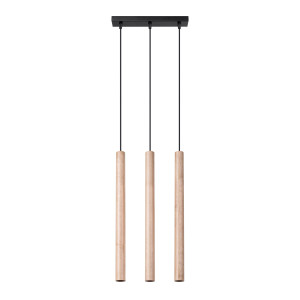 Lampa Wisząca Pastelo 3l Drewno