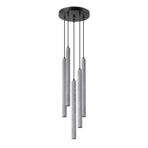 Lampa Wisząca Pastelo 5p Beton