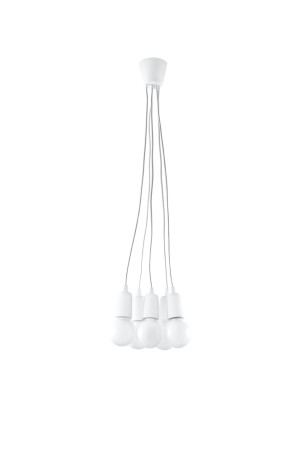 Lampa Wisząca Diego 5 Biała