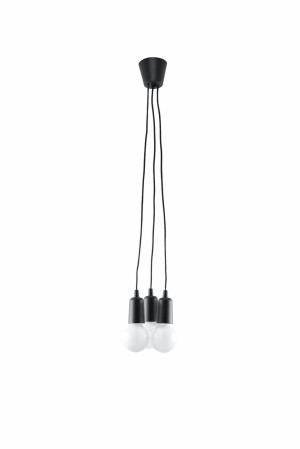 Lampa wisząca DIEGO 3 czarna