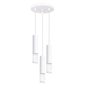Lampa wisząca LAMI 3P biały