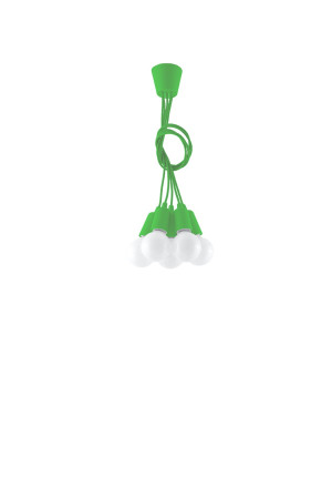 Lampa Wisząca Diego 5 Zielony