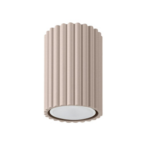 Plafon KARBON 10 taupe – nowoczesny plafon sufitowy GU10 w eleganckim stylu loftowym