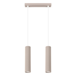 Lampa Wisząca Karbon 2 Taupe – Nowoczesna Lampa Sufitowa Gu10 W Stylu Loftowym