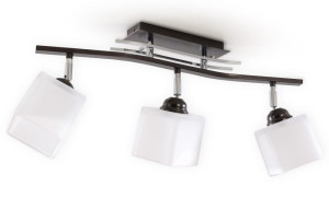 Lampa sufitowa PUNTO 3x E27 Plafon Wenge