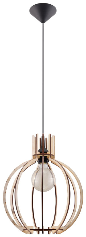 Lampa Wisząca ARANCIA Naturalne Drewno