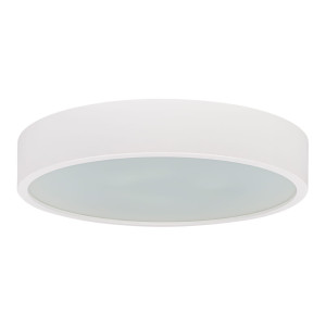 Lampa Sufitowa Katia 475 Biały Okrągły Plafon Drewniany 3x E27 271.15