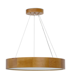 Lampa Sufitowa Katia 375 Jasny Dąb Wisząca Lampa Drewniana 288.15