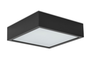 Quadro 305 Czarny Kwadratowy Plafon Drewniany