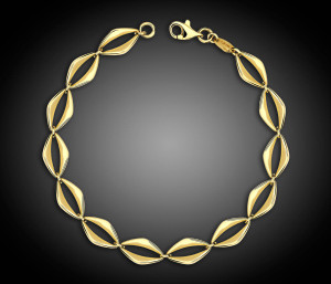 Złota bransoletka 375 klasyczna