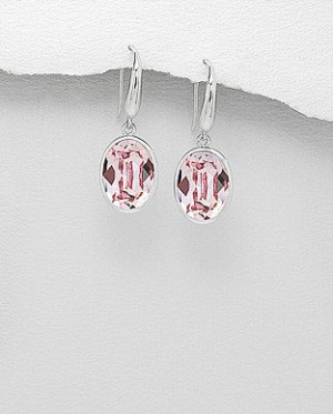 Kolczyki srebrne 925 Swarovski
