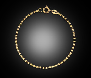 Złota bransoletka 585 Valentino