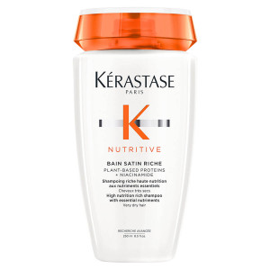 Kérastase Nutritive Bain Satin Riche - Bogata Kąpiel Odżywcza do Włosów Grubych 250ml